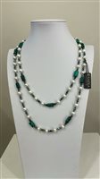 Collana Rajola Donna in Pietre dure Malachite 54-483-3XL - 54-483-3XL